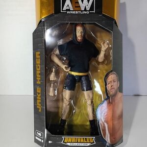 AEW Wrestling Jake Hager Action Figure - Black and Tan